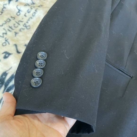 Pronto Moda Size 46 Jacket 40 Pants Black Suit Set - Picture 5 of 13